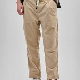 Snitch Men Relaxed Loose Fit Pleated Regular Trousers-image-50