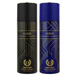 Denver Set of 2 Gentlemen Collection Deodorant Body Spray 200 ml each - Elixir & Verve-picture-5
