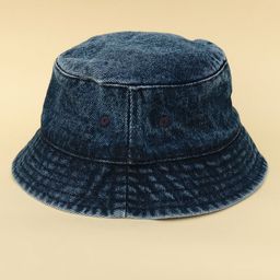 DukieKooky Unisex Self Design Denim Reversible Bucket Hat-image-86
