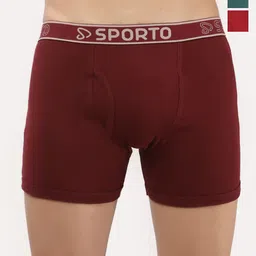 Sporto by Macho Pack Of 3 Men Long Trunks Sprto_M1030-M(1)-Prt(1)-R(1)-L-M_Prt_R-picture-31
