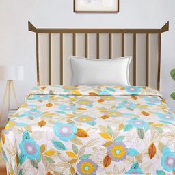 RD TREND Cream-Coloured Microfiber AC Room 150 GSM Single Bed Dohar-12