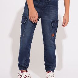 Jack & Jones Junior Boys Jogger Mid-Rise Pure Cotton Jeans-image-95