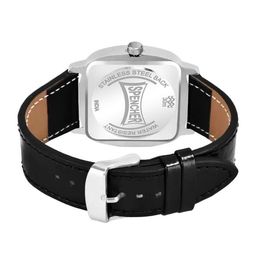 SPENCHER Men Multi Function Watch SW MENOTUS Blak Dial Black Strap Plain image 2