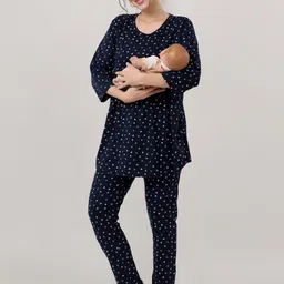 Fabme Women Printed Pure Cotton Night suit-image-37