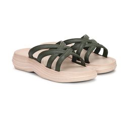 RIFOF Men Green PU Flip Flops-image-41