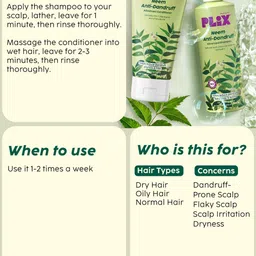 PLIX THE PLANT FIX Set Of 2 Anti-Dandruff Shampoo & Conditioner image 3