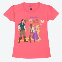 YK Disney Print Puff Sleeve Cotton Top-11