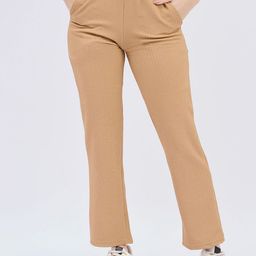 DressBerry Women Textured Relaxed Straight Fit High-Rise Easy Wash Trousers-image-43