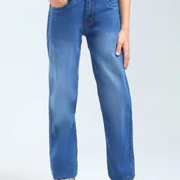 Monte Carlo Boys Straight Fit Mid-Rise Light Fade Cotton Jeans-image-57