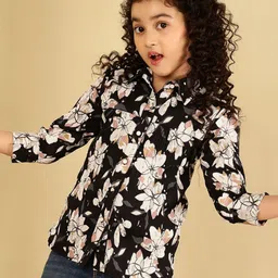 Ishti Floral Print Shirt Style Top-image-37