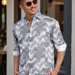 Bene Kleed Men Abstract Printed Regular Fit Casual Shirt-picture-17