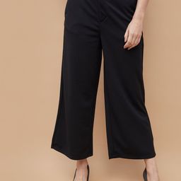 CODE by Lifestyle Women Relaxed Fit Mid-Rise Parallel Trousers-picture-42