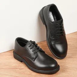 Teakwood Leathers Unisex Kids Leather Oxfords-image-47
