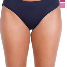 Liigne Pack Of 3 Mid-Rise Basic Briefs VCPC1946-XS-image-33