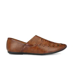 Vellinto Men LOCO Lightweight Ethnic Mojaris With Laser Cuts image 5