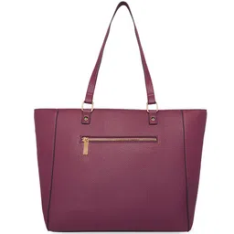 Accessorize Synthetic Leather Textured Structured Dana Tote Bag image 3
