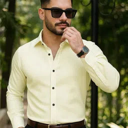 MARMIC FAB Spread Collar Classic Long Sleeves Slim Fit Formal Shirt-picture-41