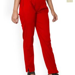 SRISARAS Women Pack Of 2 Cotton Pleated Trousers-picture-13