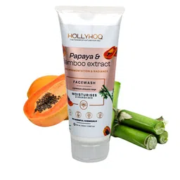 Hollyhoq Papaya & Bamboo Extract Anti Pigmentation Face Wash - 100 ml-14