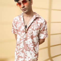 Rigo Floral Printed Relaxed Fit Shirt-image-40