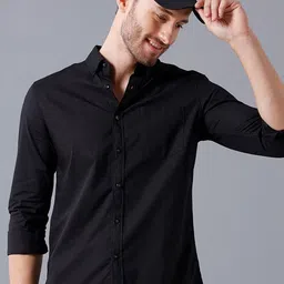 WHY SO FAB Men Semi Sheer Casual Shirt-image-70