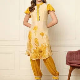 DEEBACO Printed Top &Tunic With Trouser Co-Ords-43