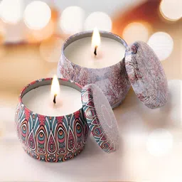 andMe White & Blue 2 pieces Jar Candle-20