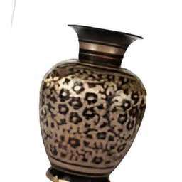 Glori-fyi Black & Gold Printed Vase-image-1