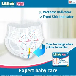 little's Comfy Baby Pants Diapers with Wetness Indicator and 12 hours Absorption |XXL - XXL image 5