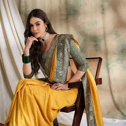 Sangria Solid Woven Design Saree-picture-30