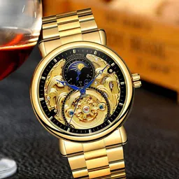 FORSINING Men Round Dial & Stainless Steel Straps Analogue Watch FSG8177M4G2-picture-15