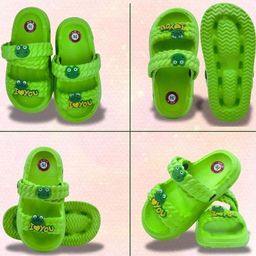 Plushwalk Kids-Unisex Green Synthetic Sandals-image-47