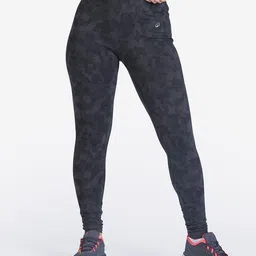 Domyos By Decathlon Women Printed Ankle Length Cotton Leggings-image-86