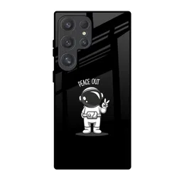 QRIOH Peace Out Astro Real Samsung Galaxy S25 Ultra Impact Resistant Back Case-image-5