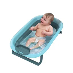 StarAndDaisy Navy Blue White Anti Slip Foldable Bath Tub-image-52