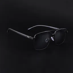 Irayz Unisex Square Sunglasses with Polarised and UV Protected Lens 9438-Full-Black-picture-7