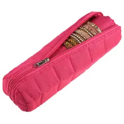 Kuber Industries Pink Set of 1 Regular Jewellery Organiser Organisers-15