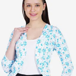 TEEMOODS Women Printed Shrug-28