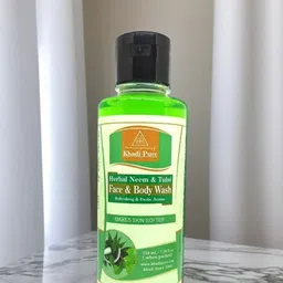 Khadi Pure Herbal Neem & Tulsi Face & Body Wash - 210 ml-image-8