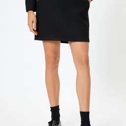 Koton Self Design Mini Skirts-image-9