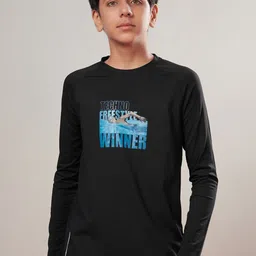 Technosport Boys aw'24 UPF50 Typography Printed Sports T-shirt-43