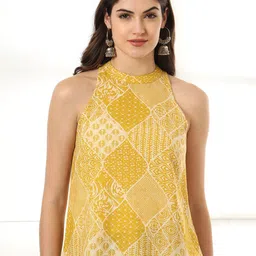 Anouk Rustic Women Halter Neck Sleeveless Top-image-99