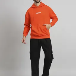 GRIFFEL Men Printed Oversized-Fit Tracksuits-picture-12