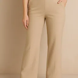 NU CLOTHS Women Relaxed High-Rise Regular Trousers-picture-31