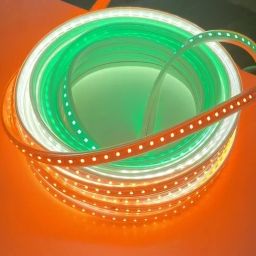 1800 LEDs 15 m Orange, White, Green Steady Strip Rice Lights-image-103