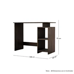 HEXA RED Brown Engineered Wood Study Table For Work From Home Students & Computer Table image 5