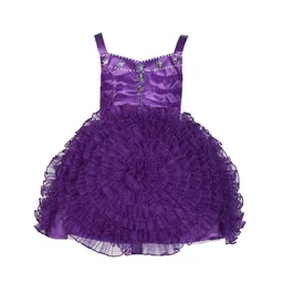 Wish little Cape Sleeve Net A-Line Dress-1
