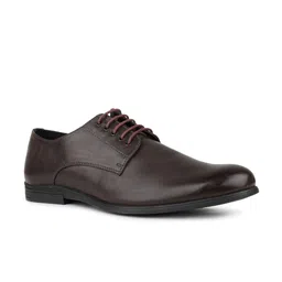 ATESBER by Inc.5 Men Leather Lace Up Round Toe Formal Derbys-image-81