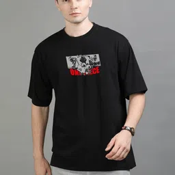 GSPO Men Typography Printed Raw Edge T-shirt-image-97