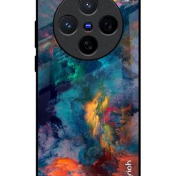 QRIOH Abstract Printed Vivo X200 5G Back Case Mobile Accessories-16